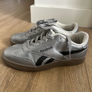 Reebok Classic silver Gray and Black Shoes